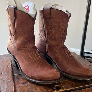 Laredo Boots Brown Leather Size 8